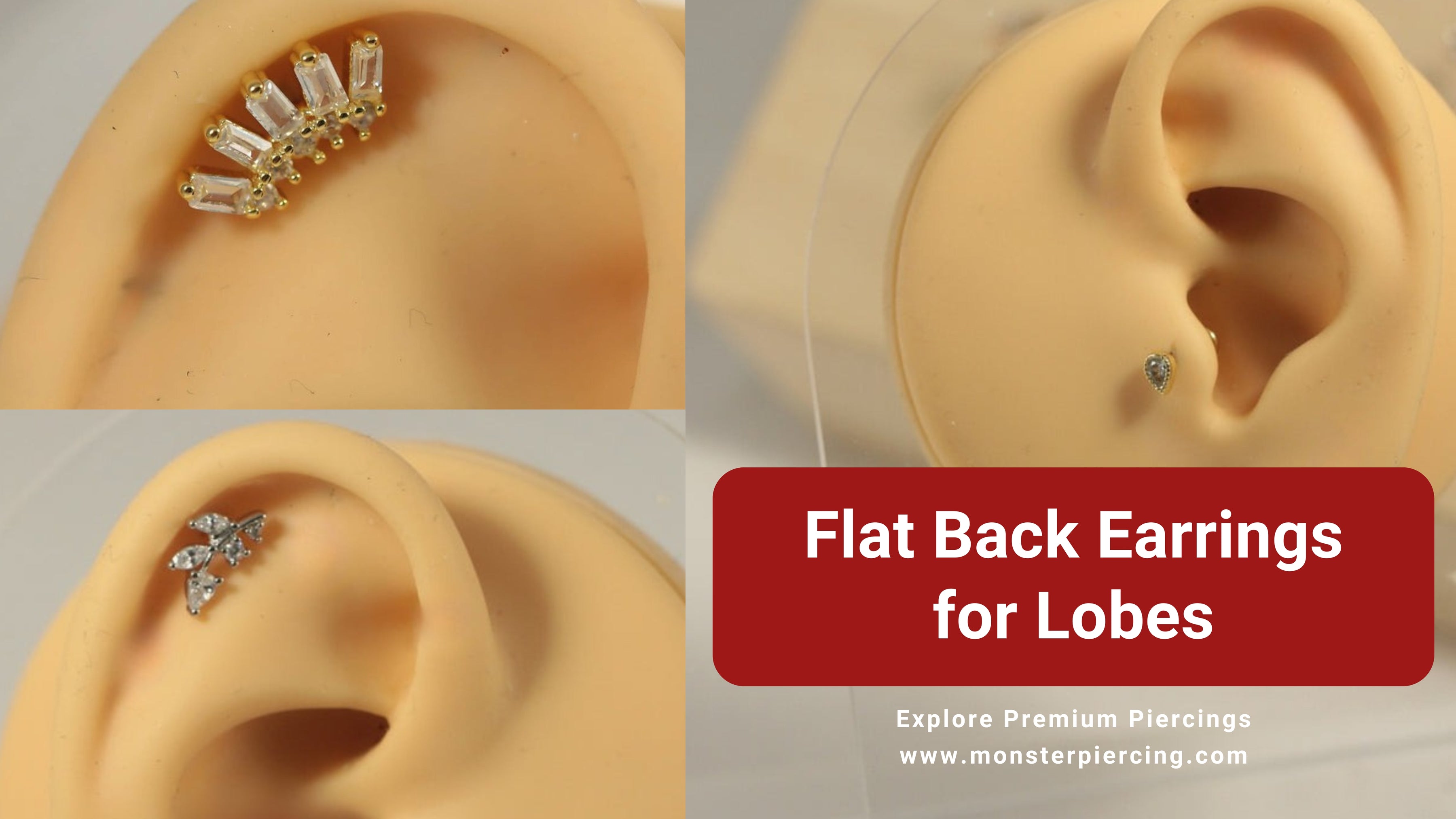 Flat Back Earrings for Lobes, Why They’re a Game-Changer?