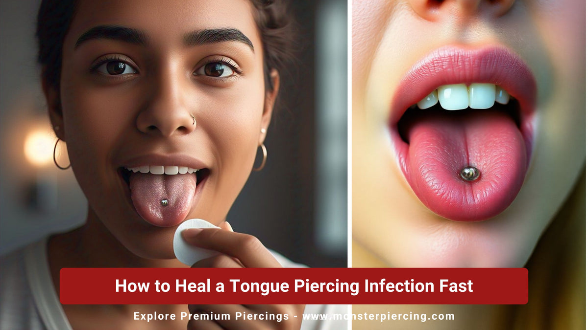 How to Heal a Tongue Piercing Infection Fast