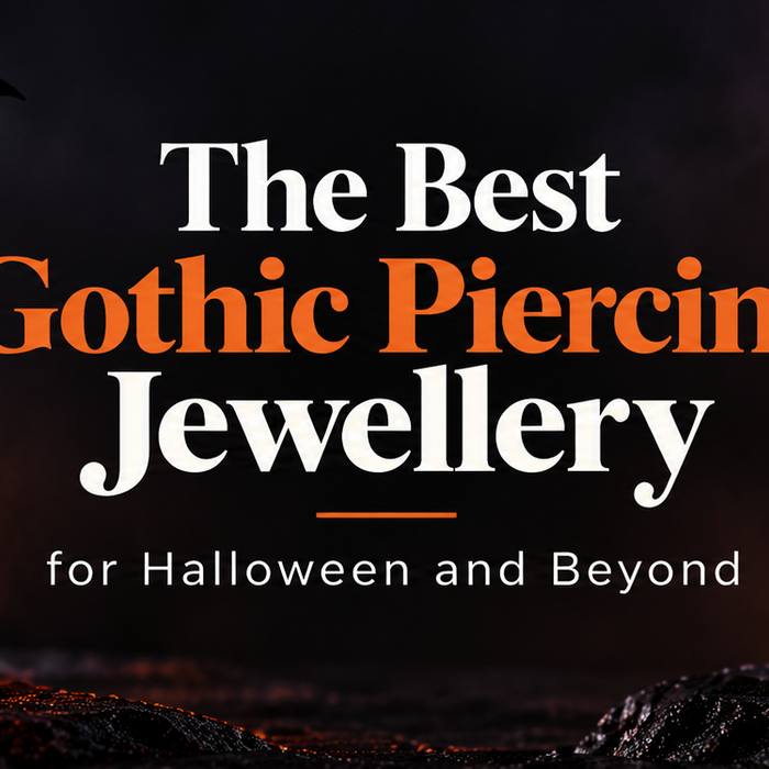 Gothic Piercing Jewellery: Titanium Skull, Spider & Moon Styles for Halloween