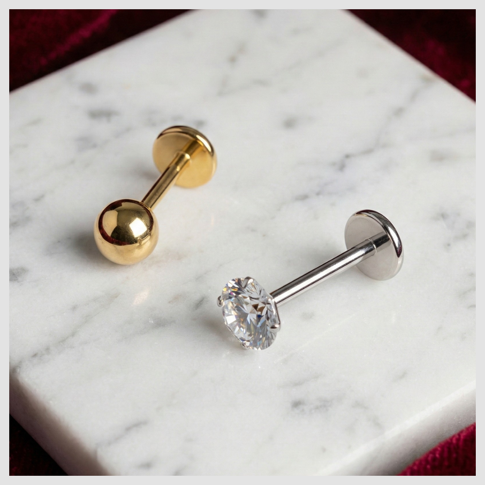 Labret Studs & Lip Rings - Premium Body Piercing Jewellery