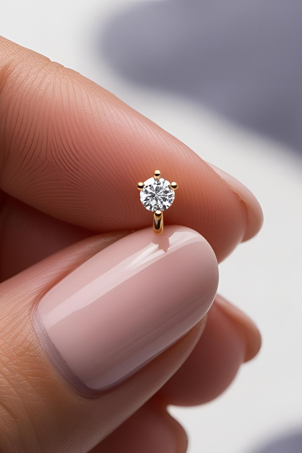 Gold Nose Studs & L Bends - 9K, 14K & 18K Jewellery