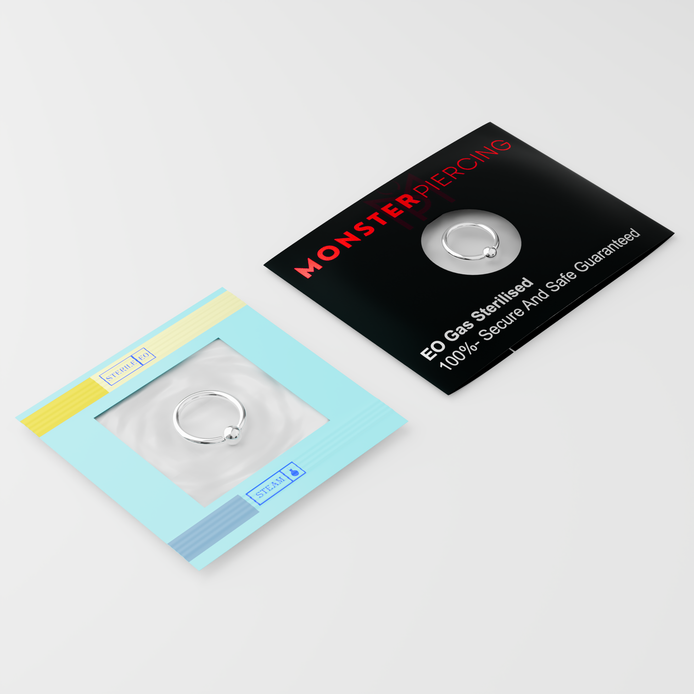 EO Gas Sterilised Piercing Jewellery