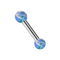 316L Surgical Steel Tongue Barbell in Mix Colour UV Balls (Pack of 10)