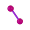 Multi-Coloured Bar with Simple UV Ball (Pack of 10)