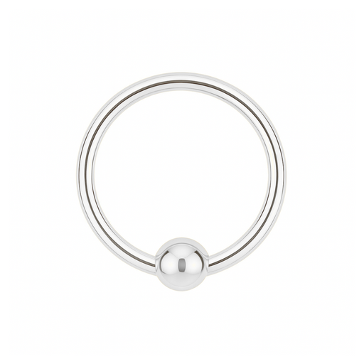 925 Sterling Silver 18G (1.0mm) BCR Nose Ring - Monster Piercing