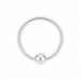 925 Sterling Silver 18G (1.0mm) BCR Nose Ring - Monster Piercing