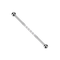 316L Surgical Steel Industrial Barbell with CZ Crystal Connector
