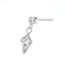 G23 Titanium Round & Kite CZ Drop Threadless Labret Accessory Top