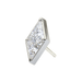 G23 Titanium Geometric Triangle Cluster Threadless Labret Accessory Top Monster Piercing United Kingdom