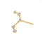 G23 Titanium CZ Celestial Threadless Labret Accessory Top