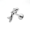 G23 Titanium Fancy Koi Fish Threadless Flatback Stud