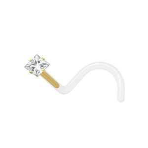 14K Gold /Bioflex Nose Jewellery