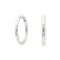 925 Sterling Silver Classic Hinged Clicker Earrings Pair