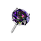 G23 Titanium Round CZ Prong Set Threadless Labret Accessory Top