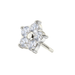 925 Sterling Silver CZ Jewelled Flower Internally Threaded Top