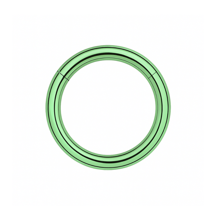316L Surgical Steel 14G Hinged Segment Clicker Ring