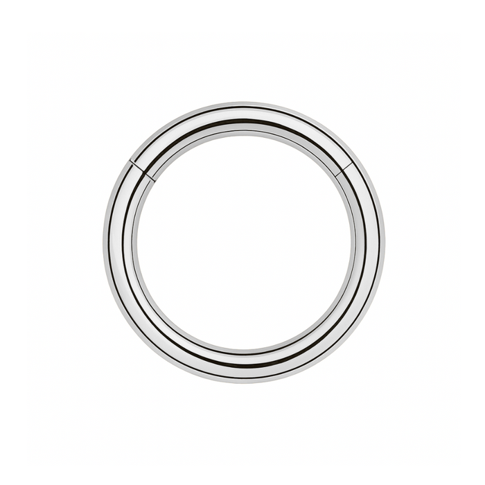 316L Surgical Steel 14G Hinged Segment Clicker Ring