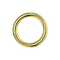G23 Titanium Heavy Gauge Classic Hinged Segment Clicker Ring