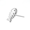 G23 Titanium Fishbone Threadless Labret Accessory Top