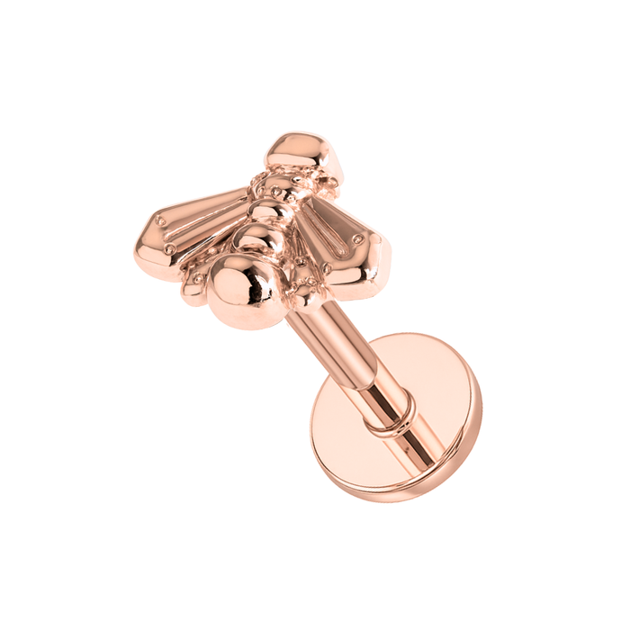 316L Surgical Steel Honeybee Internally Threaded Screw Fit Labret Stud