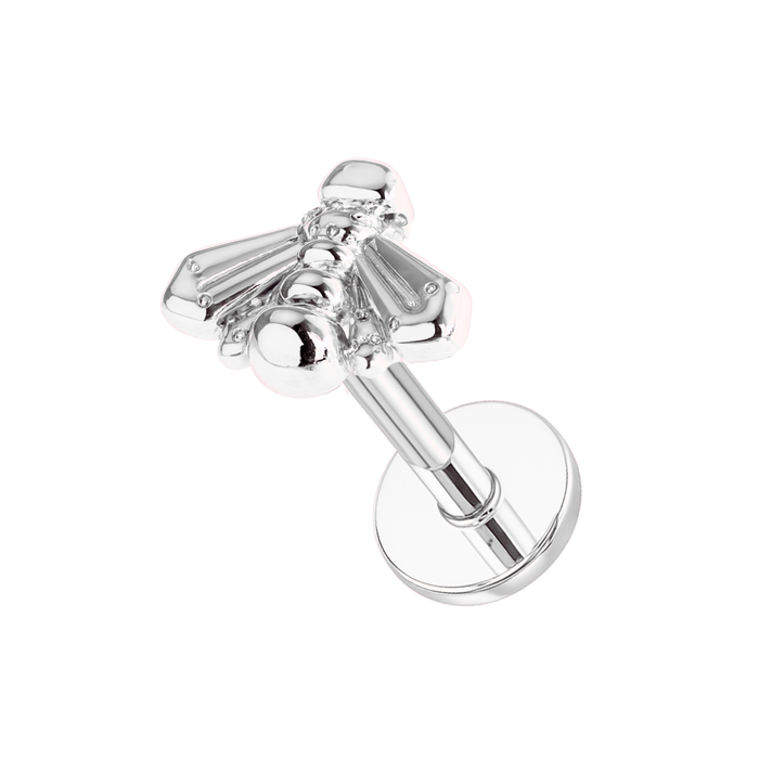 316L Surgical Steel Honeybee Internally Threaded Screw Fit Labret Stud