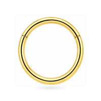14K Gold Classic Hinged Segment Clicker Ring