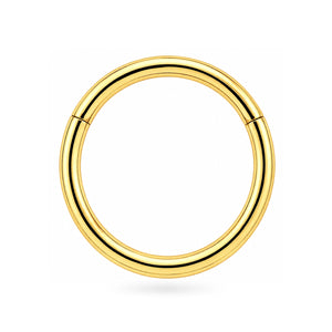 14K Gold Classic Hinged Segment Clicker Ring