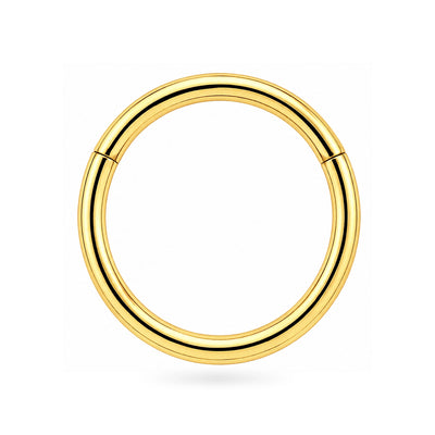 14K Gold Classic Hinged Segment Clicker Ring