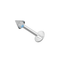 316L Surgical Steel Labret with Marble UV Cones (Pack of 10)