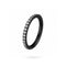 316L Surgical Steel Micro Setting CZ Stones in Hinged Segment Clicker Ring