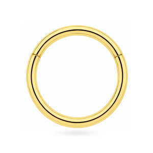 9K Gold Classic Hinged Segment Clicker Ring