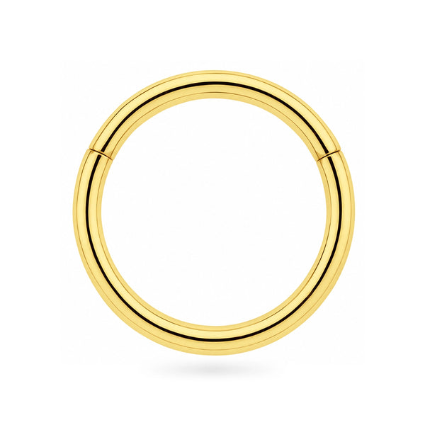 9K Gold Classic Hinged Segment Clicker Ring