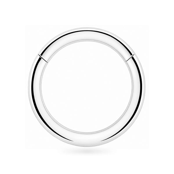 925 Sterling Silver Classic Hinged Segment Clicker Ring