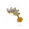 G23 Titanium CZ Jewelled Marquise Tiara Threadless Push-Fit Flat Back