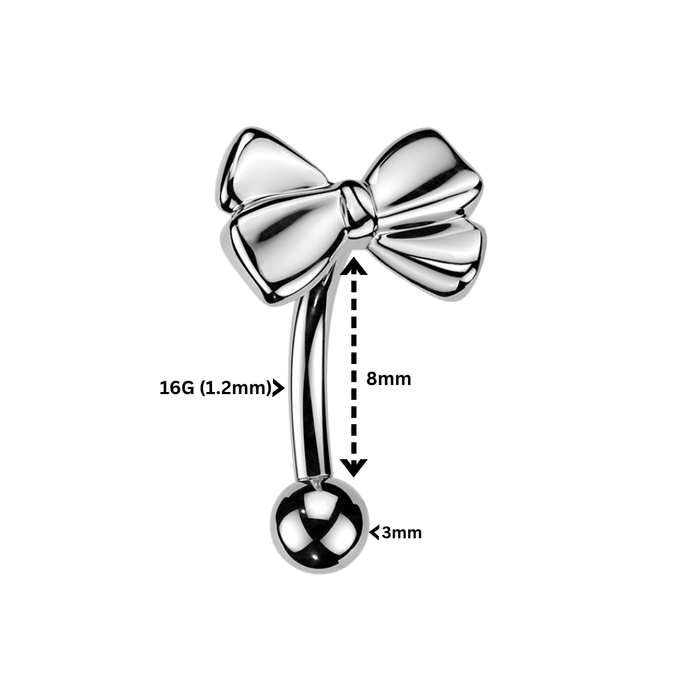 G23 Grade Titanium Ribbon Curved Bar