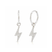 316L Surgical Steel CZ Jewelled Dangling Flash Hinged Earring Pair United Kingdom