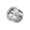 316L Surgical Steel Jewelled Fan Internally Threaded Tunnel