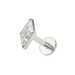 G23 Titanium Geometric Triangle Cluster Threadless Flatback Stud Monster Piercing United Kingdom