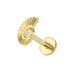 G23 Titanium Nautilus Shell Threadless Flatback Stud Monster Piercing United Kingdom