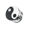 316L Surgical Steel Ying Yang Shell Flesh Tunnel