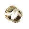 316L Surgical Steel Moustache Plate Top Internally Threaded Tunnel