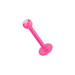 UV Pink Labret with Marble UV Ball (Pack of 10) - Monster Piercing
