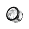 316L Surgical Steel CZ Jewelled Screw Fit Flesh Tunnel