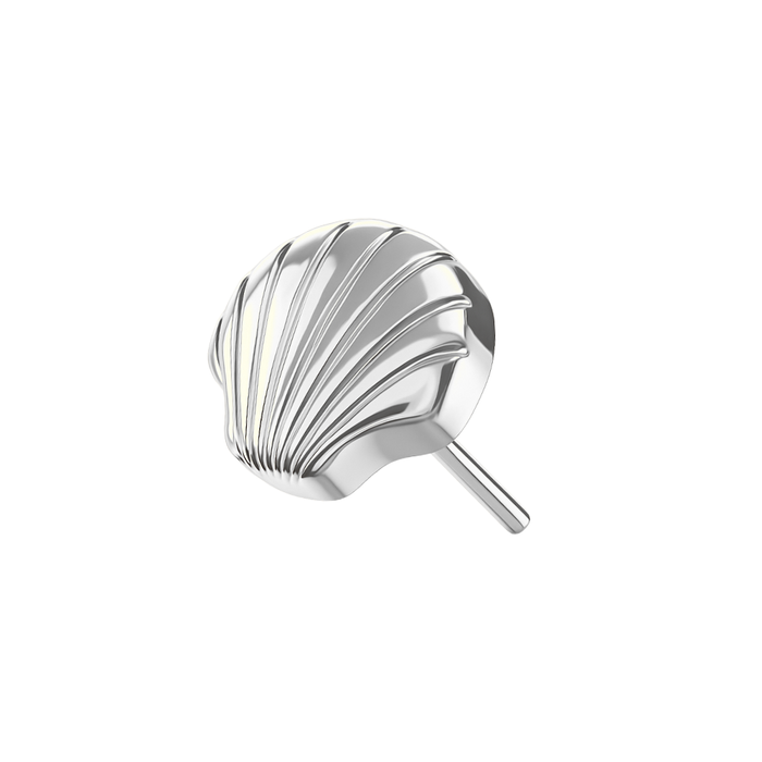 G23 Grade Titanium Seashell Elegance Threadless Top