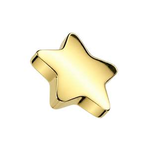 G23 Titanium Plain Star Tragus Top