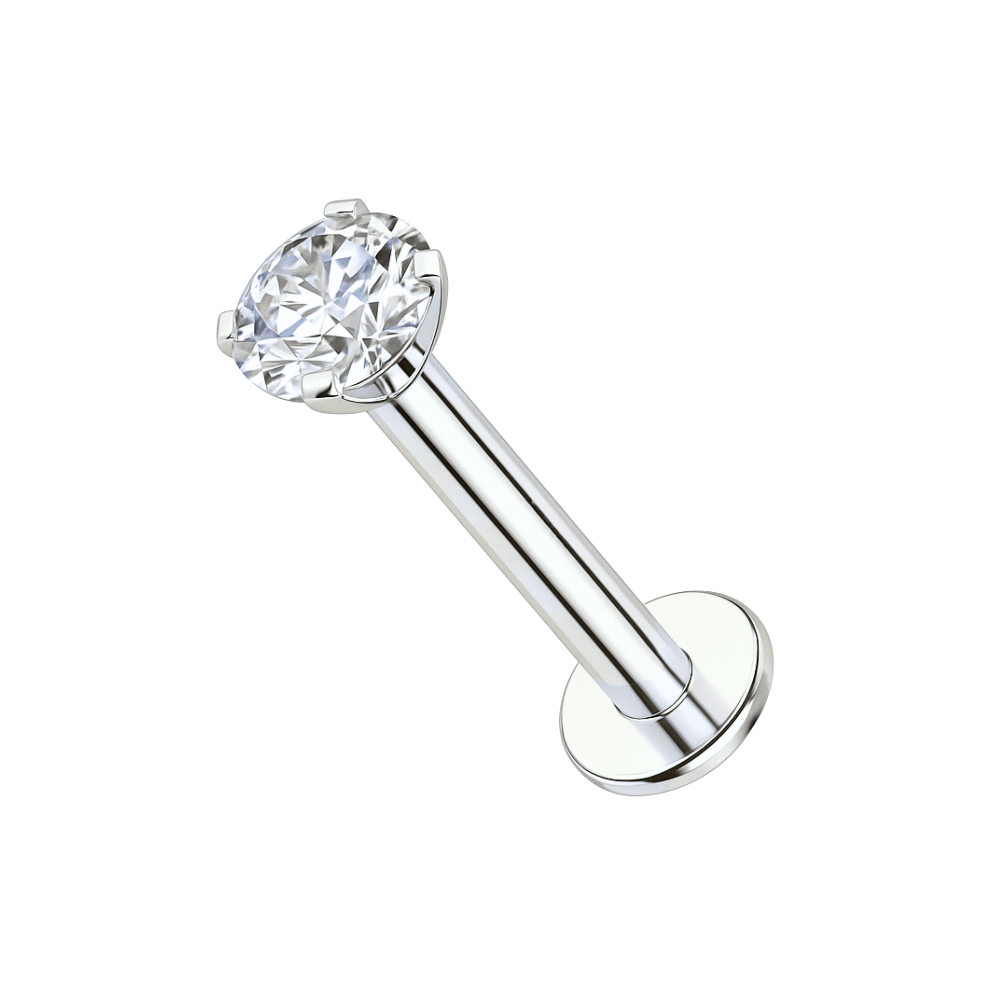 OUFER 16G Gold Helix Stud Internal Threaded Flower Tragus