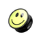 UV Printed Double Flared Black Ear Plug