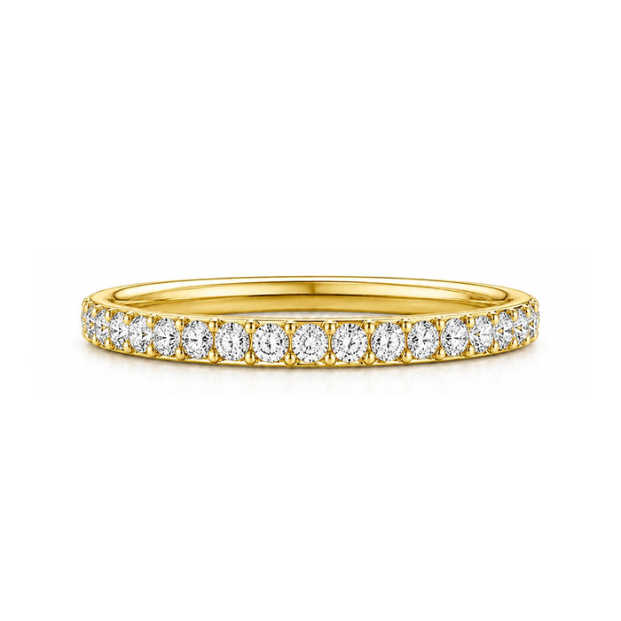 G23 Titanium Micro Setting CZ Stones in Hinged Segment Clicker Ring