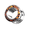 316L Surgical Steel Cheetah Edge Externally Threaded Tunnel