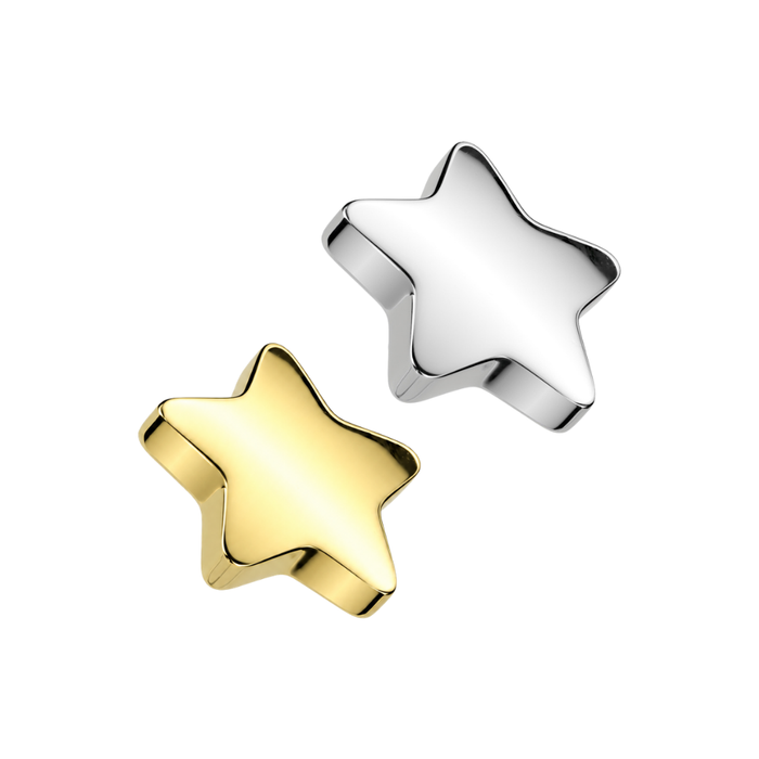 G23 Titanium Plain Star Tragus Top